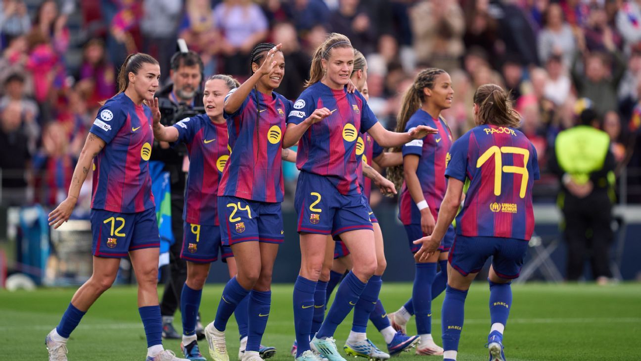 Barcelona secures seventh consecutive Liga F championship, advancing their pursuit of a quadruple. 1