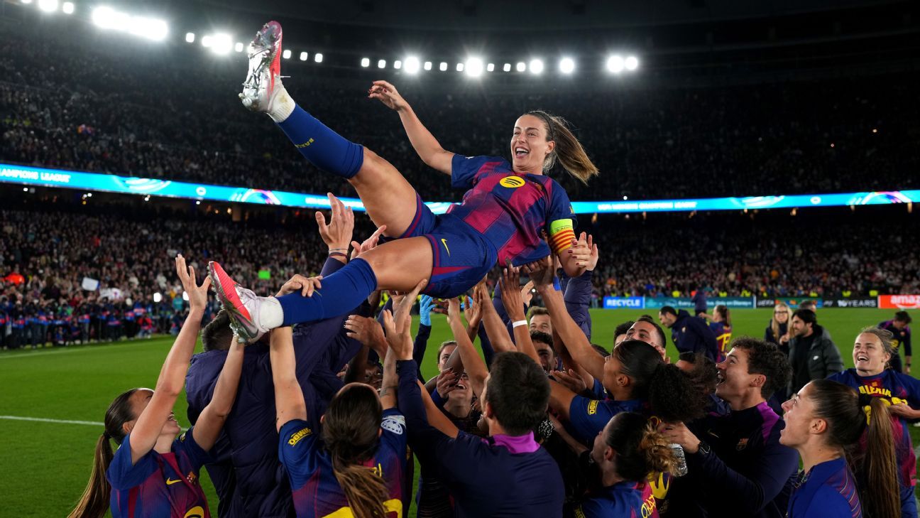 Barcelona's Alexia Putellas praises supporters during 'enchanting' evening at Camp Nou 1