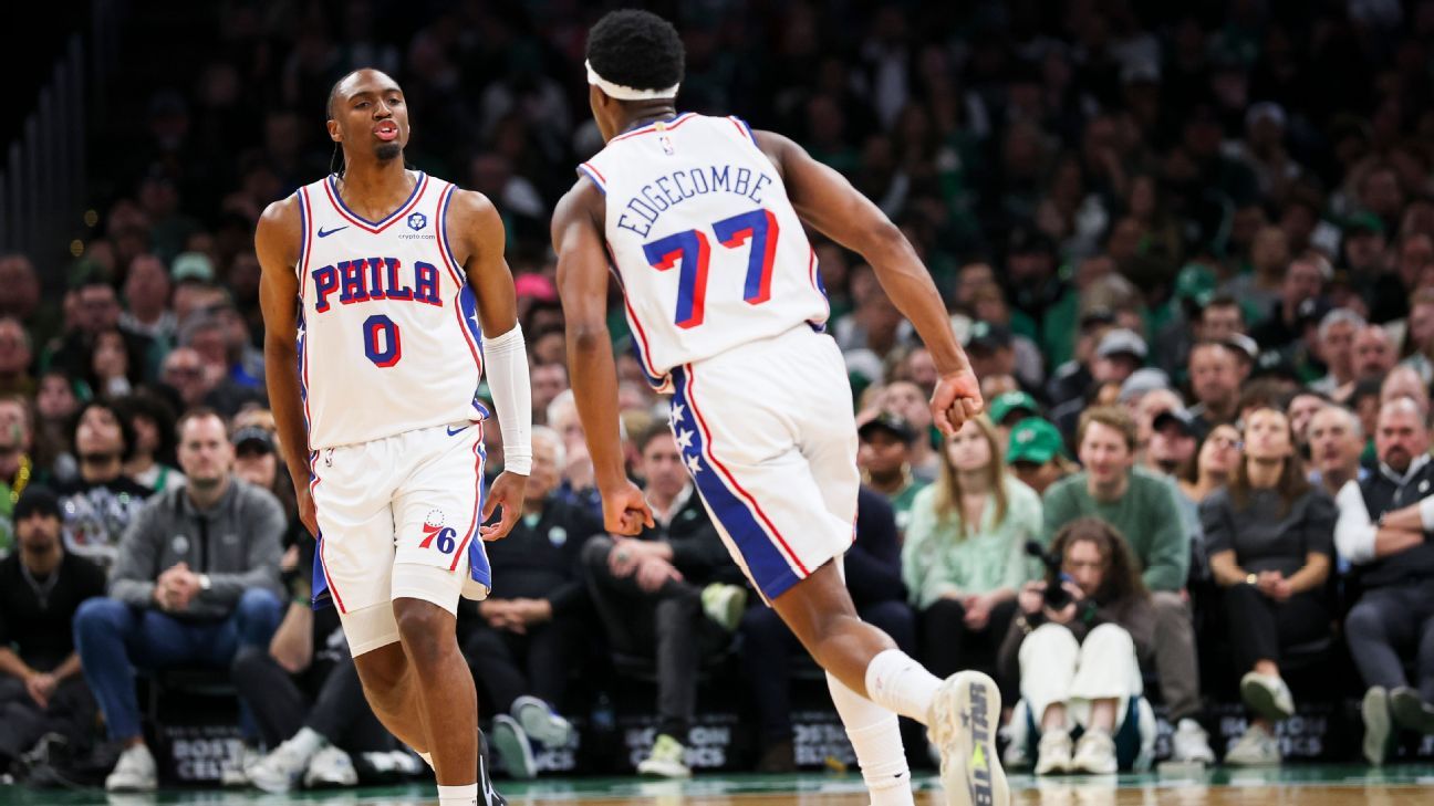 76ers' VJ Edgecombe and Tyrese Maxey lead victory in Game 2 against Celtics 1