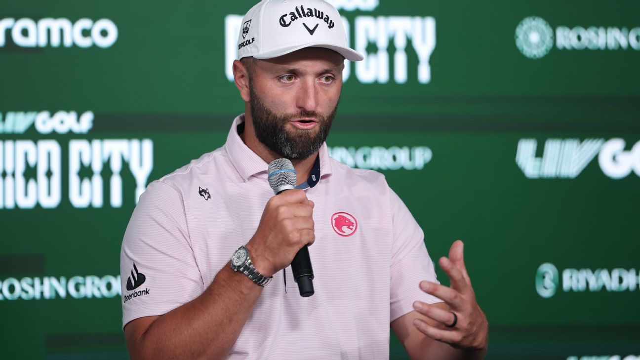Jon Rahm not concerned with speculation surrounding LIV Golf 1
