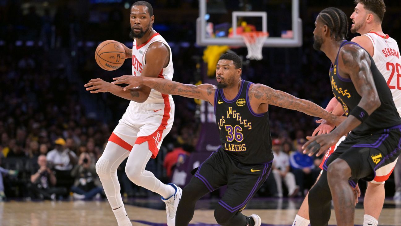 Marcus Smart's standout performance propels Lakers to a 2-0 lead over Rockets 1
