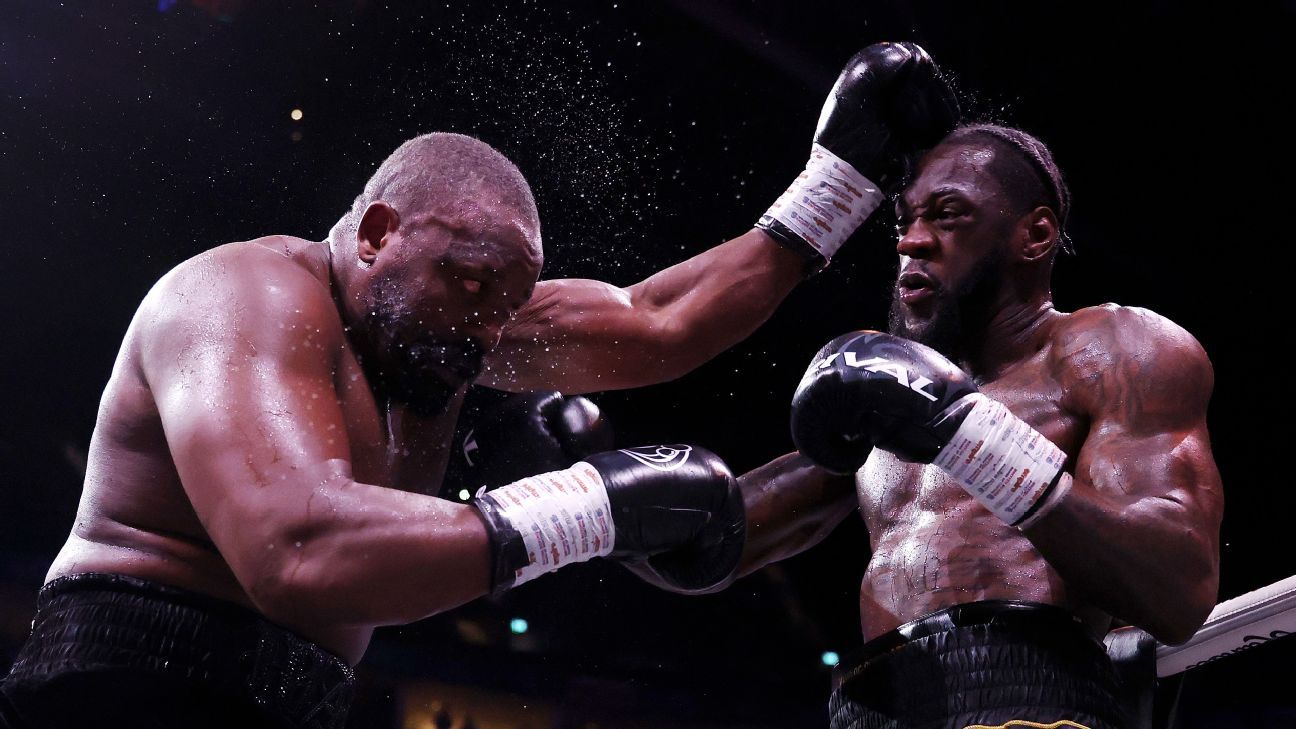 Deontay Wilder secures victory over Derek Chisora in a thrilling split decision. 1