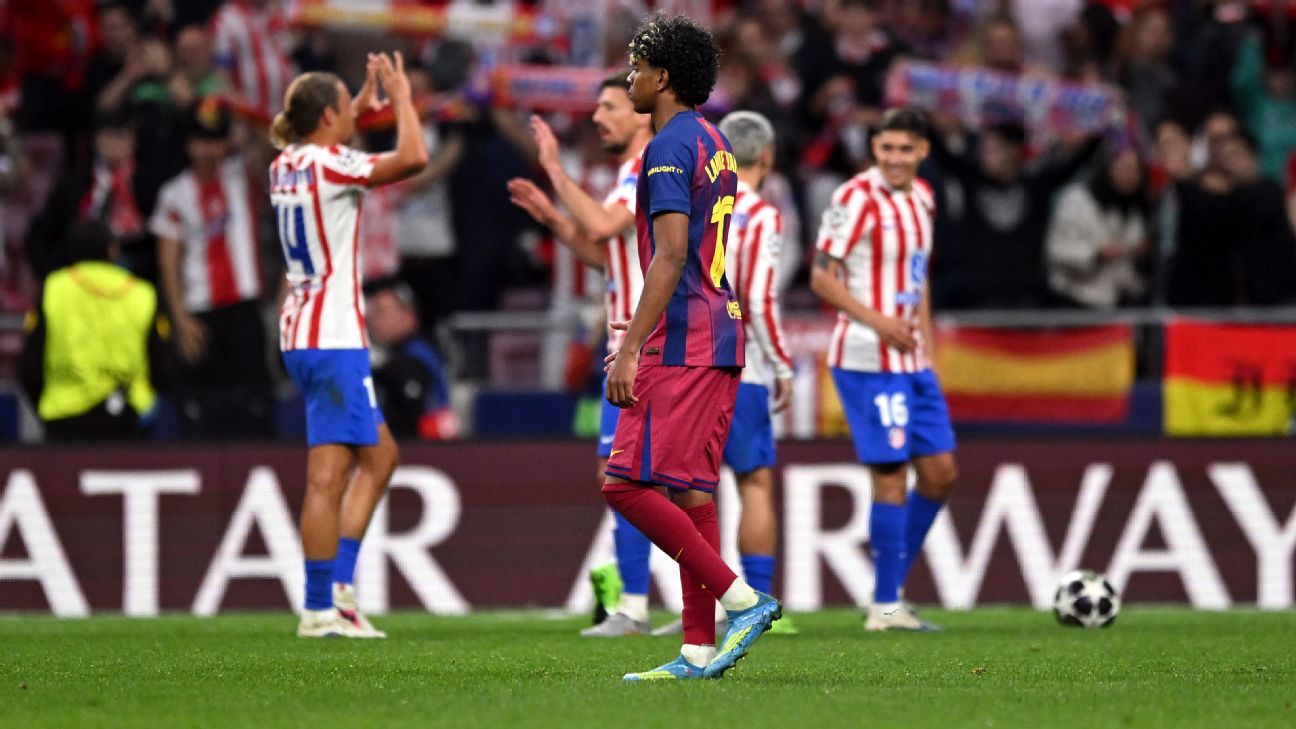 Despite Yamal's form, Atleti wash away Barça out of Champions League Despite Yamal's performance, Atleti eliminates Barça from the Champions League. 1