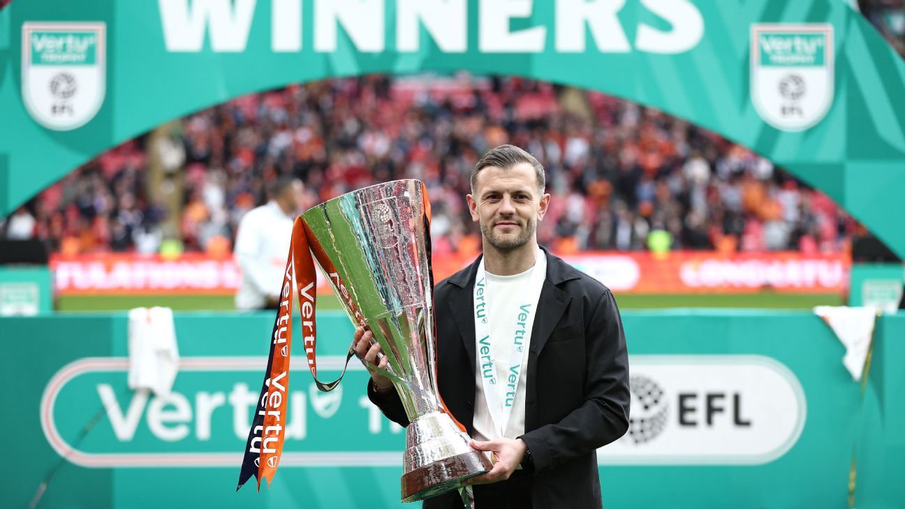 Jack Wilshere secures inaugural managerial title as Luton claims EFL trophy 1