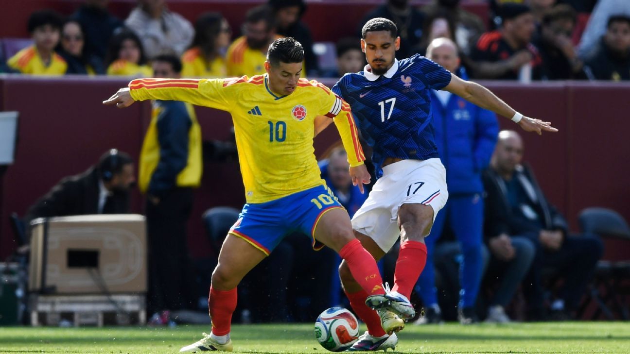 James Rodríguez hospitalized with dehydration after Colombia game James Rodríguez admitted to the hospital due to dehydration following Colombia match 1