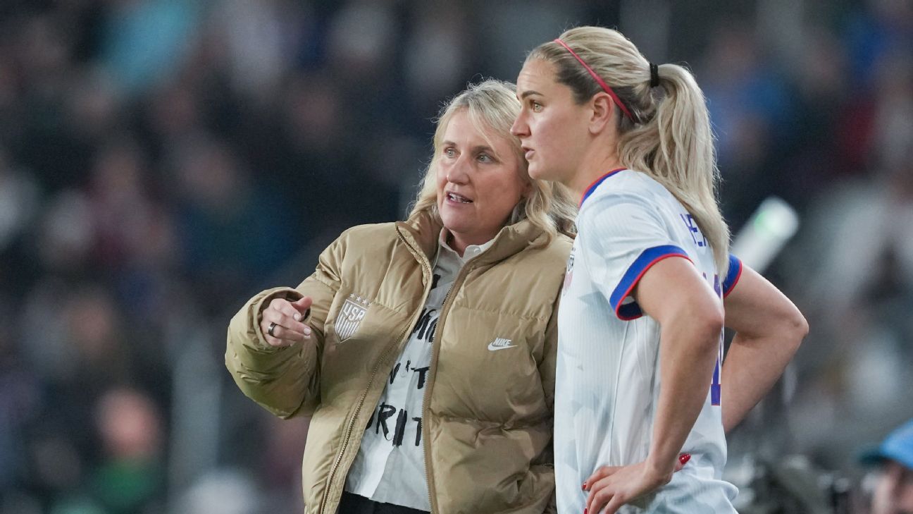Key USWNT questions to answer before the World Cup for coach Emma Hayes Key inquiries for coach Emma Hayes to address regarding the USWNT ahead of the World Cup 1