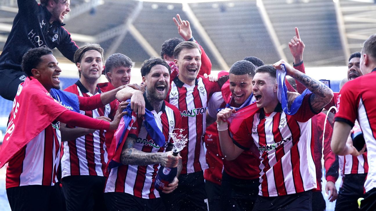 Lincoln City earns promotion to the Championship following a 65-year hiatus. 1