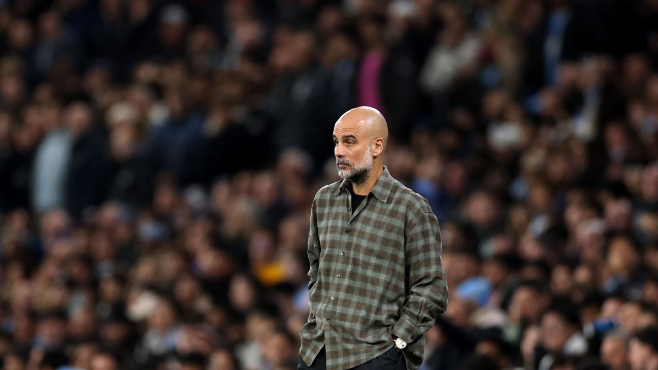 Pep Guardiola of Manchester City avoids inquiries regarding his future. 1