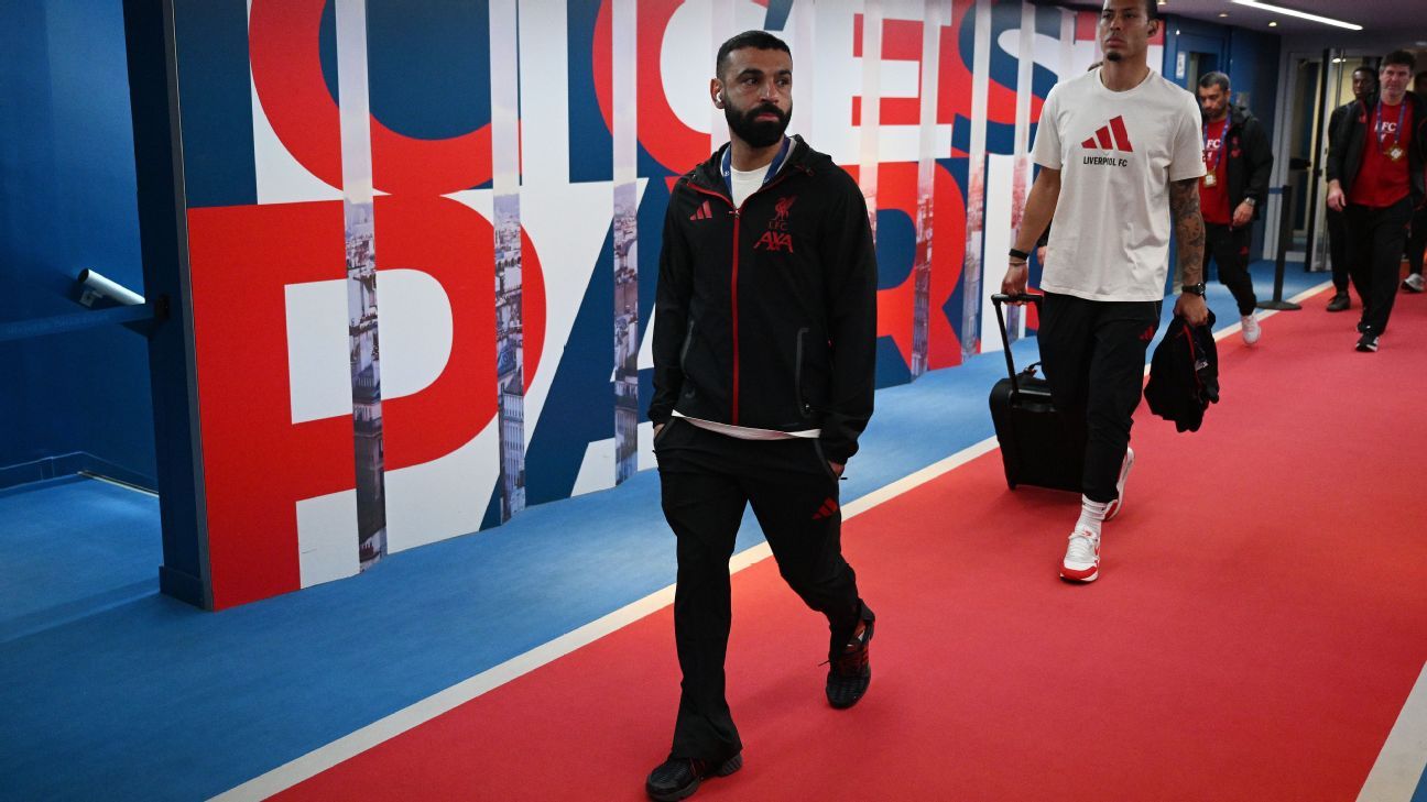 Mohamed Salah sidelined for Liverpool's quarterfinal match against PSG. 1