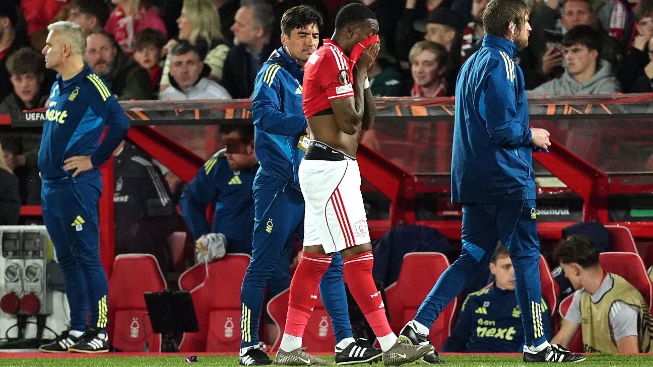 Nottingham Forest concerned about injuries following advancement to Europa semifinal 1