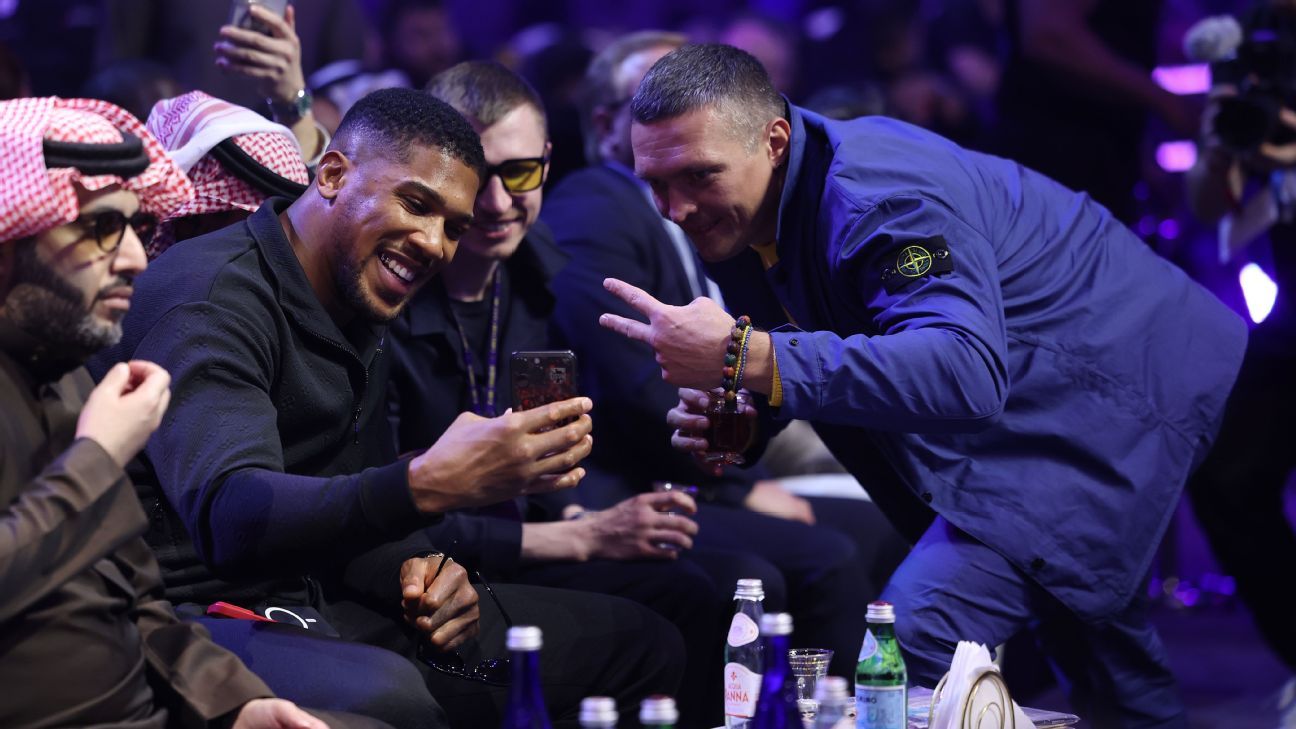 Eddie Hearn describes Oleksandr Usyk's influence on Anthony Joshua's training as 'remarkable.' 1