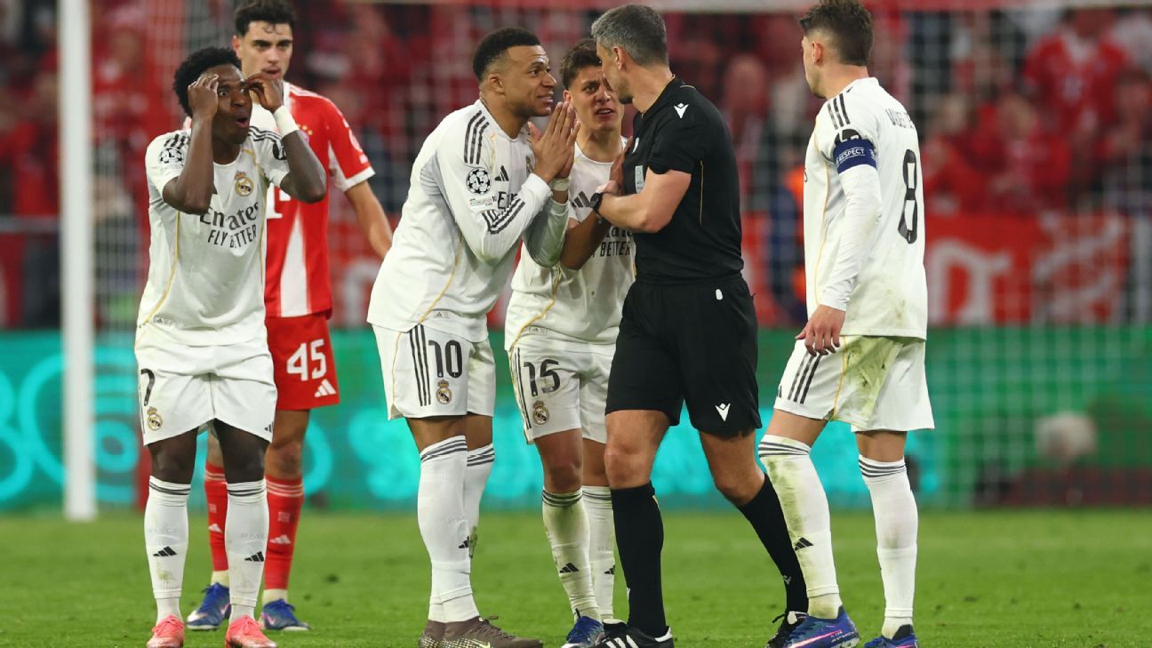 Real Madrid express frustration over Camavinga's 'absurd' red card against Bayern 1