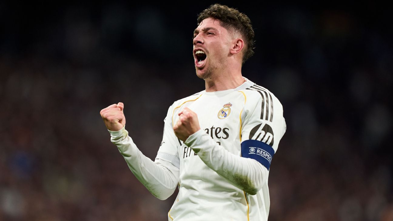 Real Madrid's Fede Valverde poses a challenge for Bayern in UCL matchup. 1
