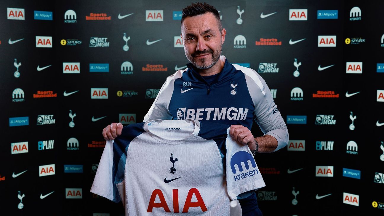 Roberto de Zerbi says he will be Tottenham boss 'no matter what' next season Roberto de Zerbi asserts he will be the Tottenham manager 'regardless' next season. 1
