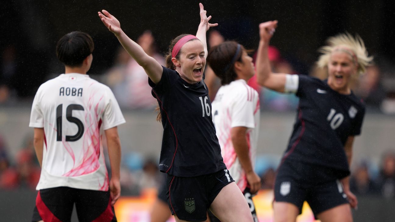 Rose Lavelle guides USWNT to victory over Japan, marking 10 consecutive wins. 1