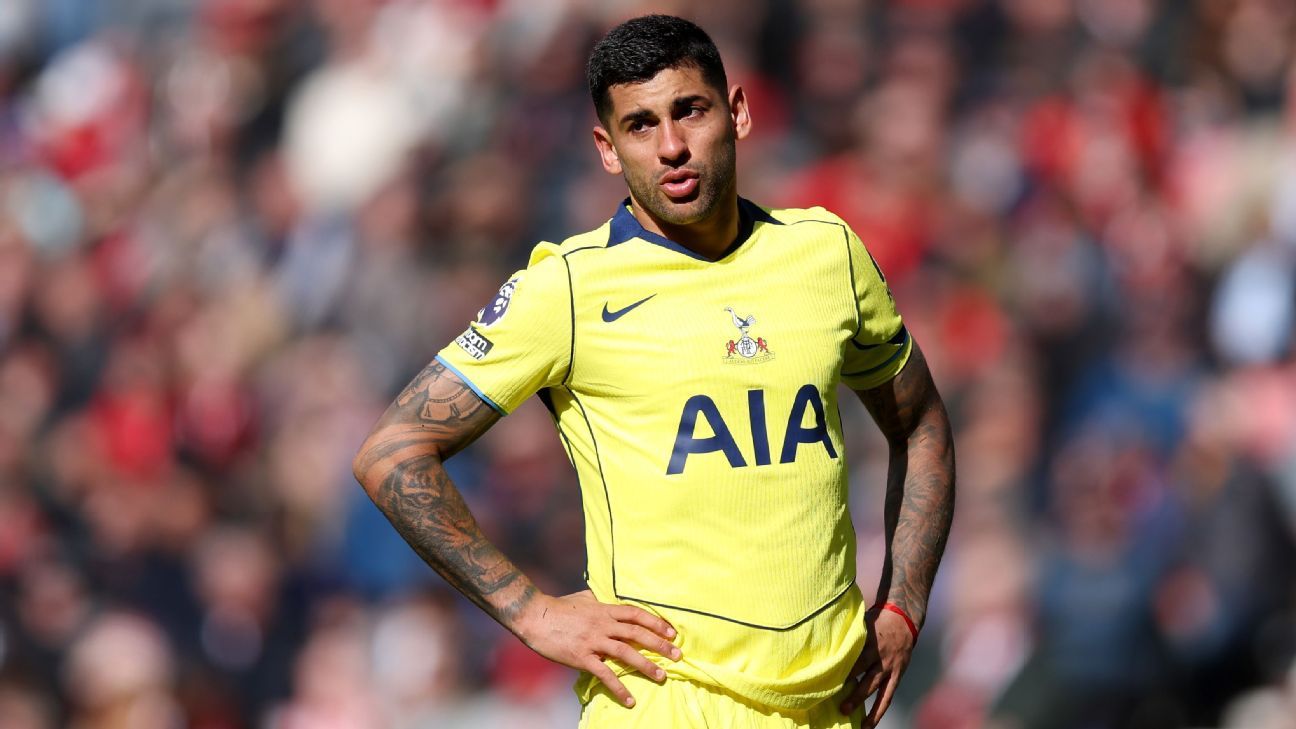 Tottenham's Cristian Romero ruled out for the rest of the season, according to sources. 1