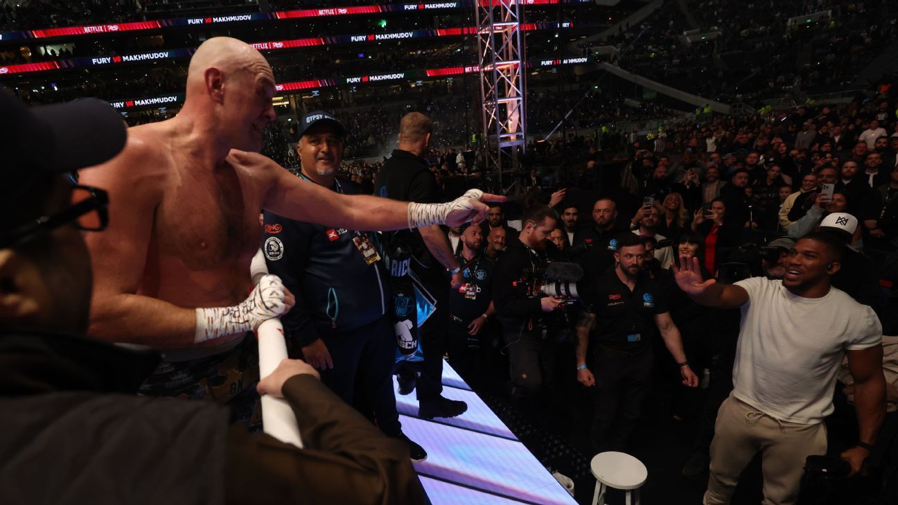 Tyson Fury 'not interested' in boxing if Anthony Joshua isn't next Tyson Fury expresses disinterest in boxing if Anthony Joshua is not the next opponent. 1