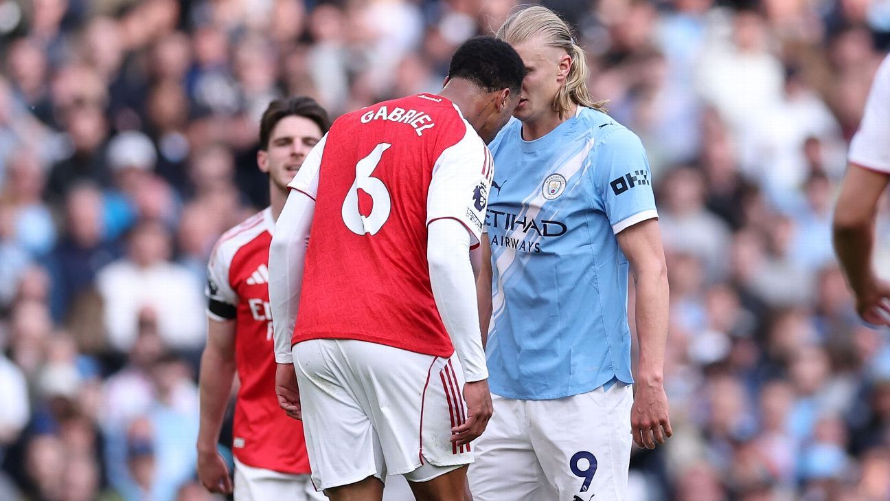 VAR assessment: Was Gabriel of Arsenal deserving of a red card for headbutting? 1