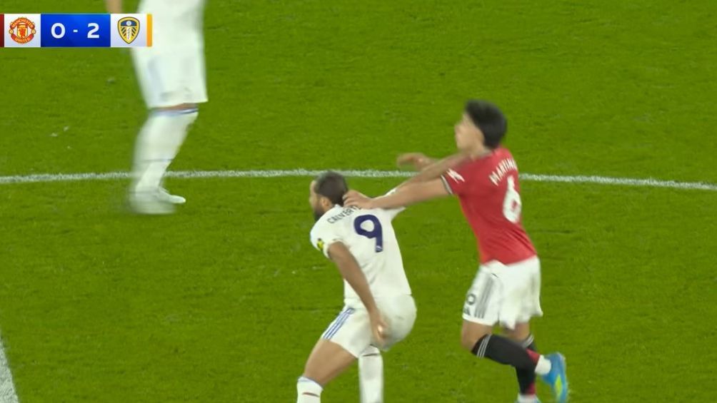 VAR review: Why Man United's Martinez was always getting red card for hair pull VAR analysis: Reasons behind Man United's Martinez receiving a red card for hair pulling 5