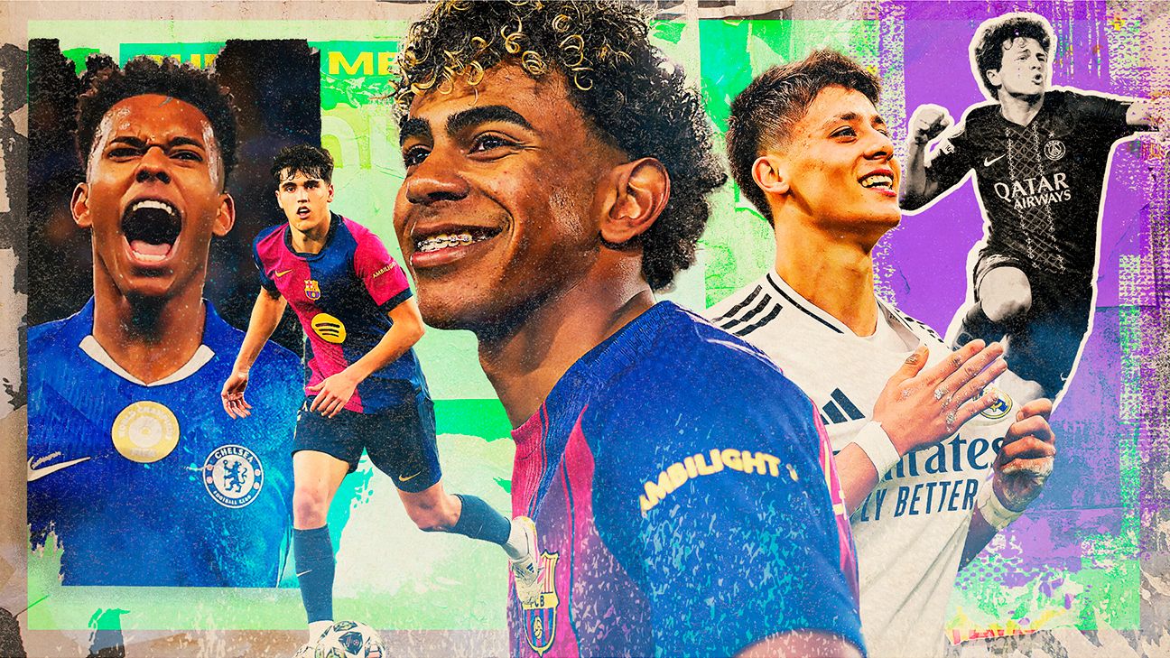 Yamal, Güler, and Neves among top U21 male football talents 1