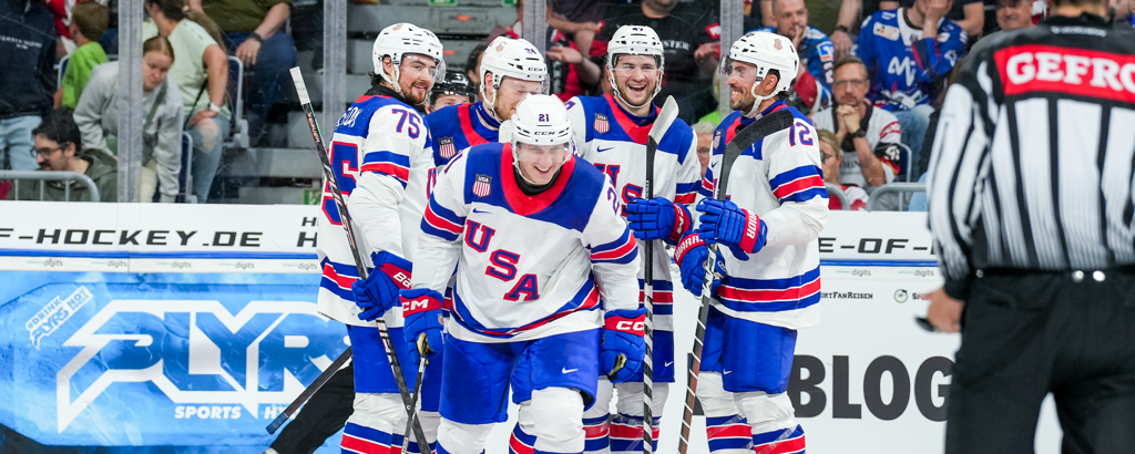 U.S. Defeats Germany, 5-2, In Sole Pre-Tournament Match Before Men's World Championship 1