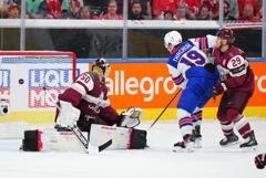 Team USA Loses to Latvia, 4-2, in Men's World Championship Preliminary Match 2