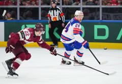 Team USA Loses to Latvia, 4-2, in Men's World Championship Preliminary Match 7