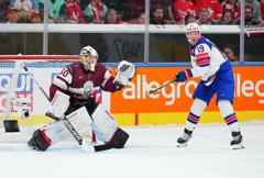Team USA Loses to Latvia, 4-2, in Men's World Championship Preliminary Match 4