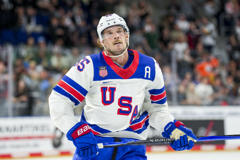 U.S. Defeats Germany, 5-2, In Sole Pre-Tournament Match Before Men's World Championship 4