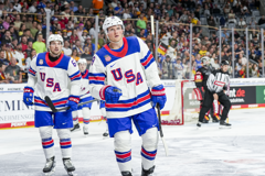 U.S. Defeats Germany, 5-2, In Sole Pre-Tournament Match Before Men's World Championship 14