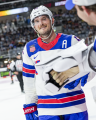 U.S. Defeats Germany, 5-2, In Sole Pre-Tournament Match Before Men's World Championship 19