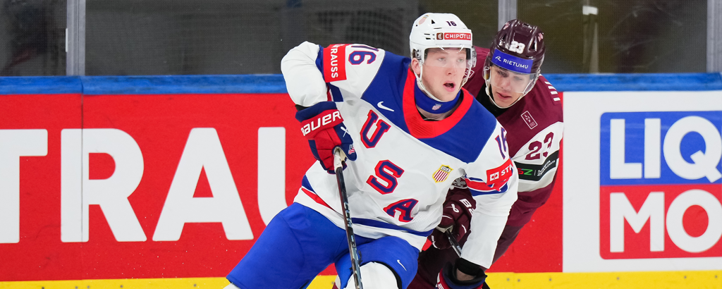 Team USA Loses to Latvia, 4-2, in Men's World Championship Preliminary Match 1