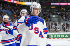 U.S. Defeats Germany, 5-2, In Sole Pre-Tournament Match Before Men's World Championship 13