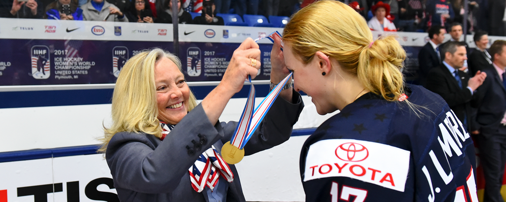 Dedicated Volunteer and Effective Leader, Donna Guariglia Honored with USA Hockey’s Builders Award 1