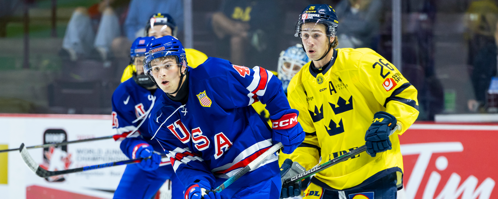 U.S. Falls to Sweden 5-2 in World Junior Summer Showcase Match 1
