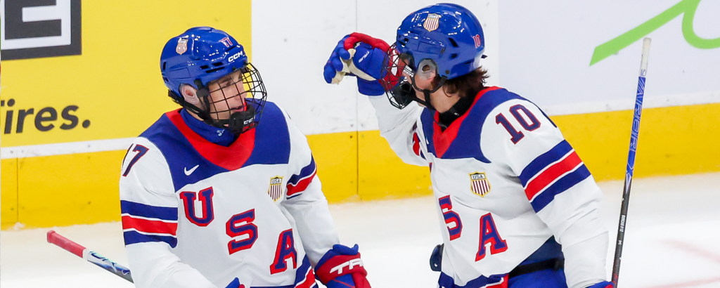 U.S. Secures Victory Over Czechia, 6-4, in Opening Match of 2026 Hlinka Gretzky Cup 1