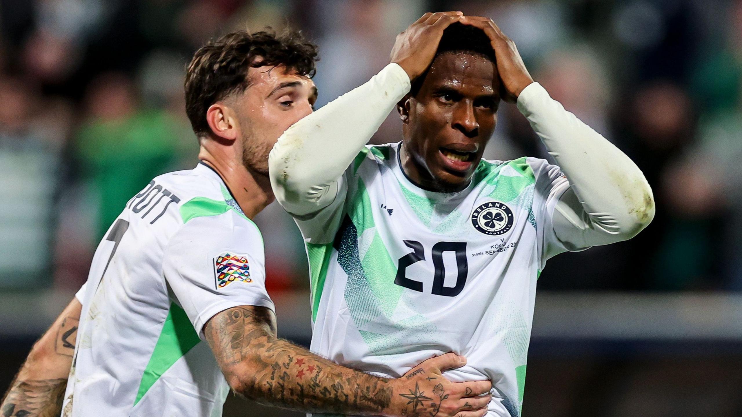 Ireland winger Ogbene urges public not to pressure players over Israel games 2