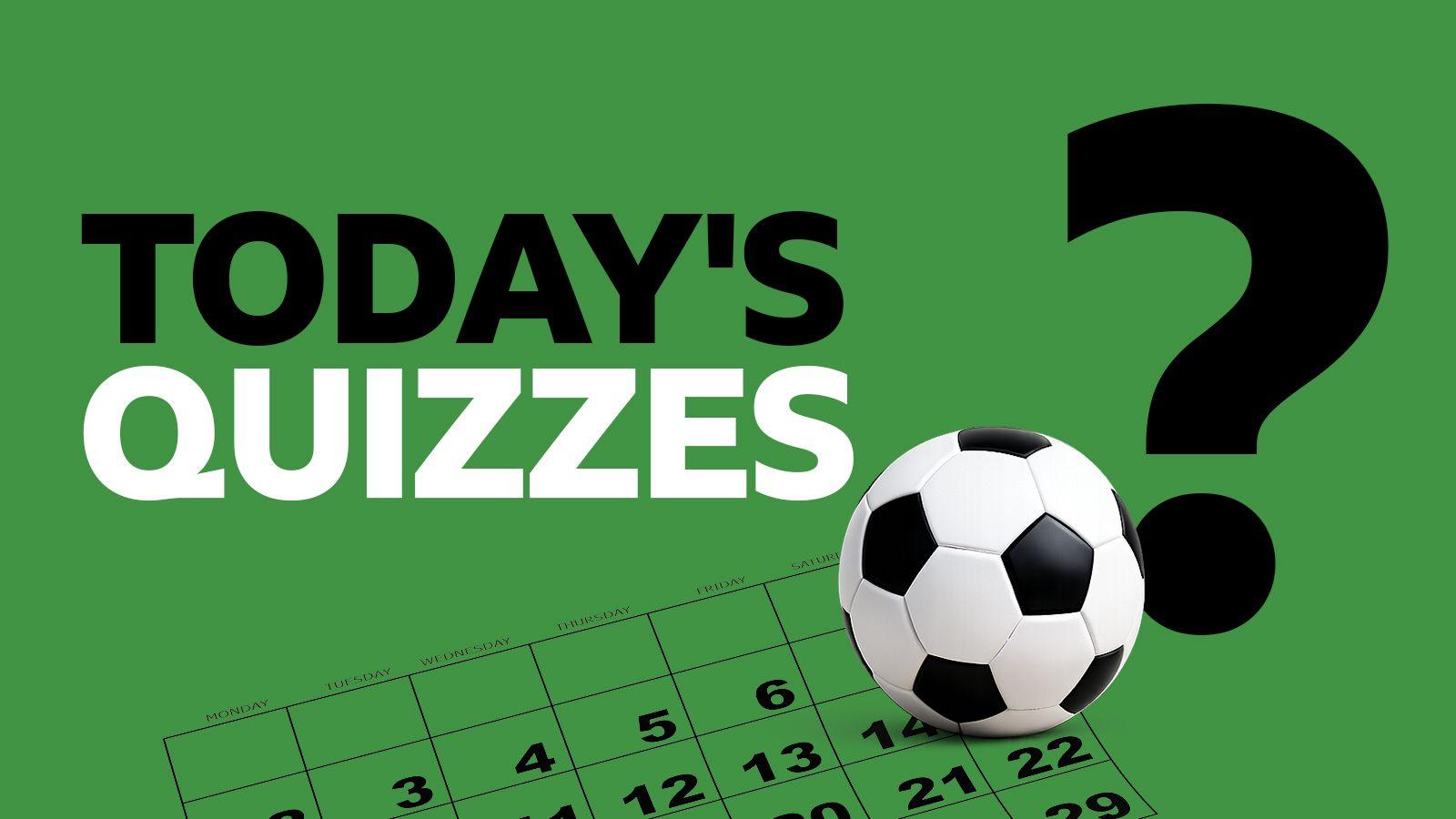 Flex your football brain with our daily quizzes 8