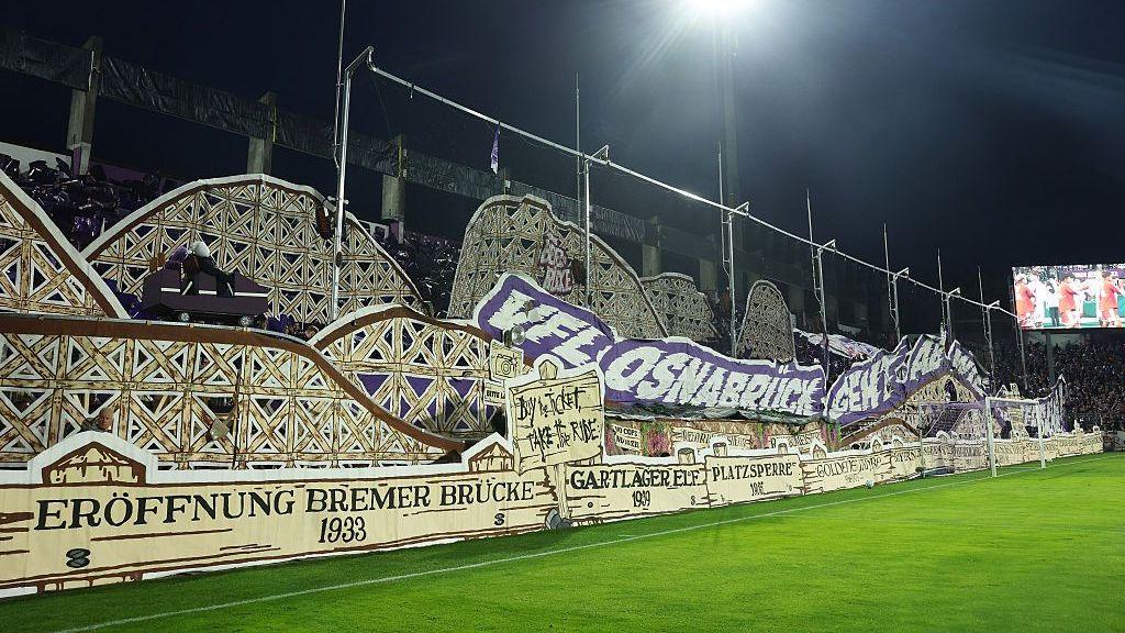 Osnabruck unveils working rollercoaster tifo before Kane ends Bayern's cup dream 5
