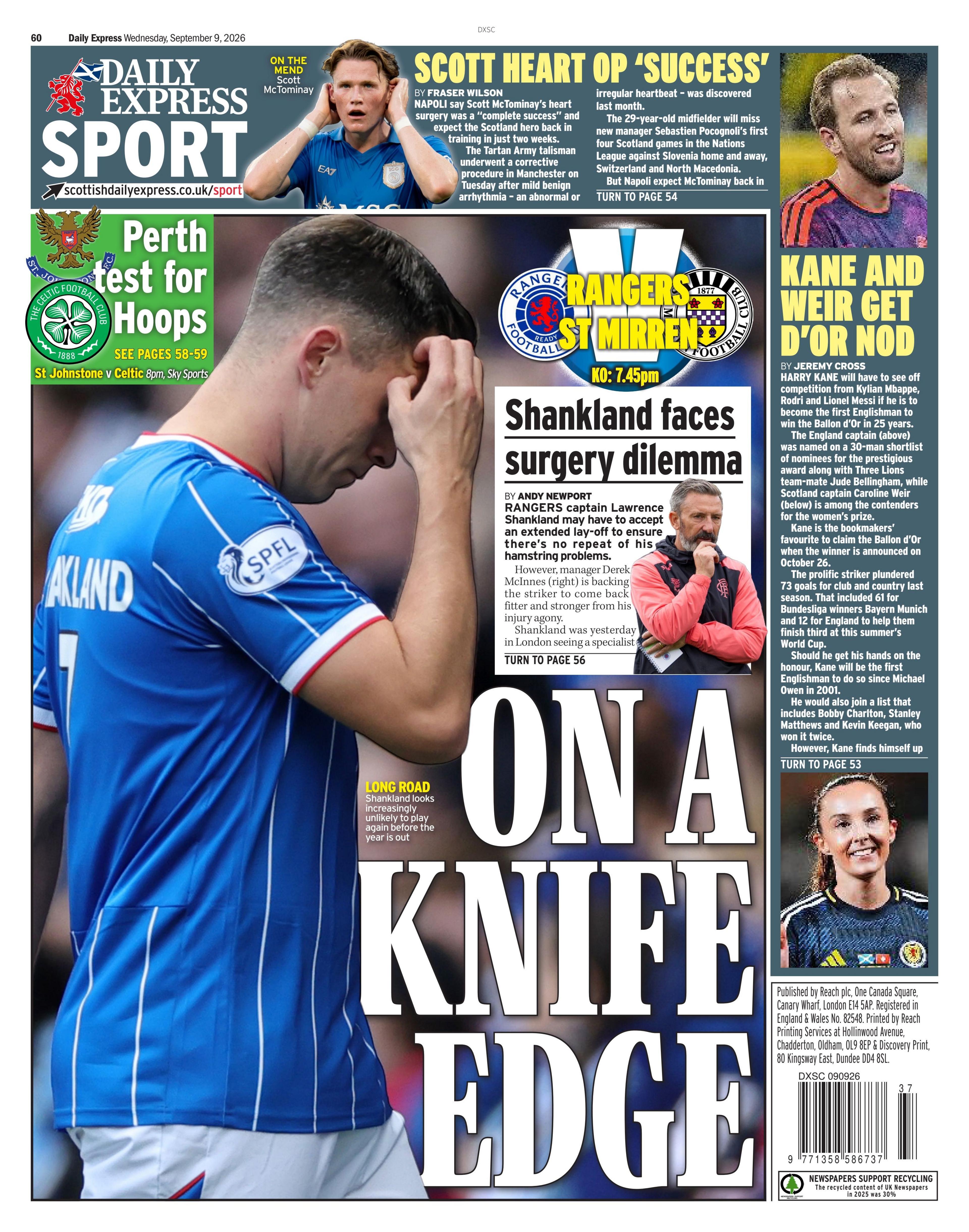 Rangers target Ferguson would cost £15m in January - gossip Rangers target Ferguson would cost £15m in January - gossip 4