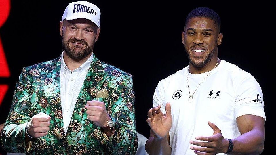 Fury and Joshua share laughs and respect at London press conference 6