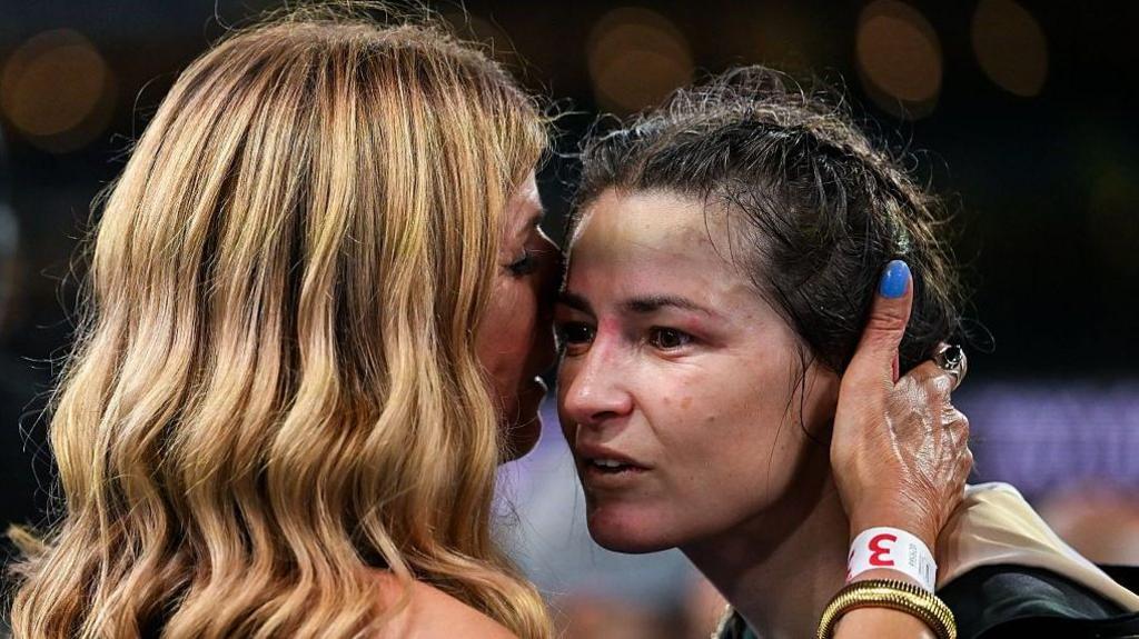 Katie Taylor ends dream career with victory at Croke Park 8
