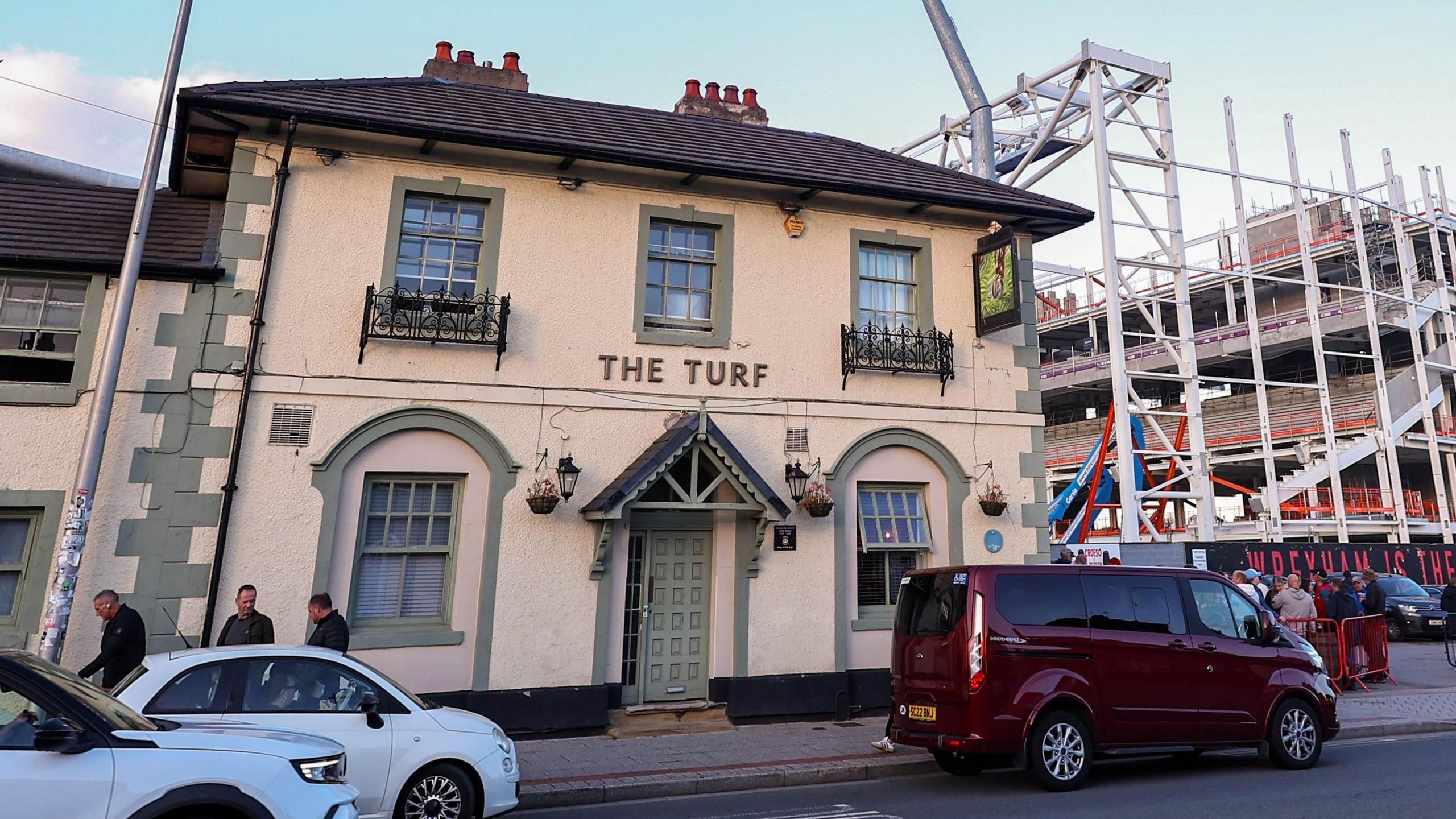 Wrexham owners Reynolds and Mac buy football pub Wrexham owners Reynolds and Mac buy football pub 9
