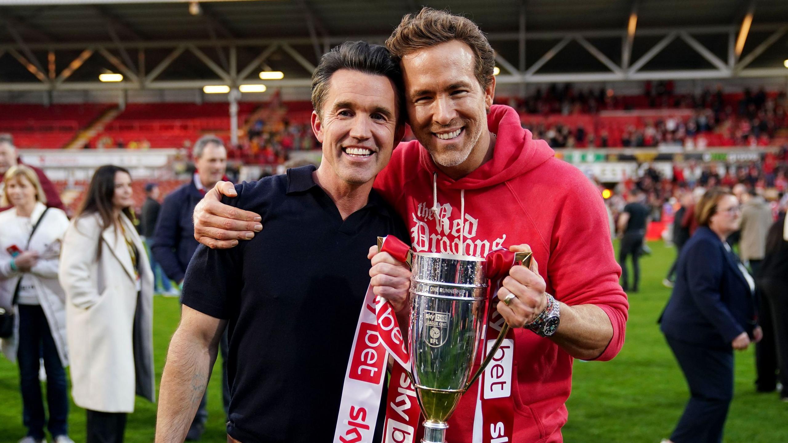 Wrexham owners Reynolds and Mac buy football pub Wrexham owners Reynolds and Mac buy football pub 7
