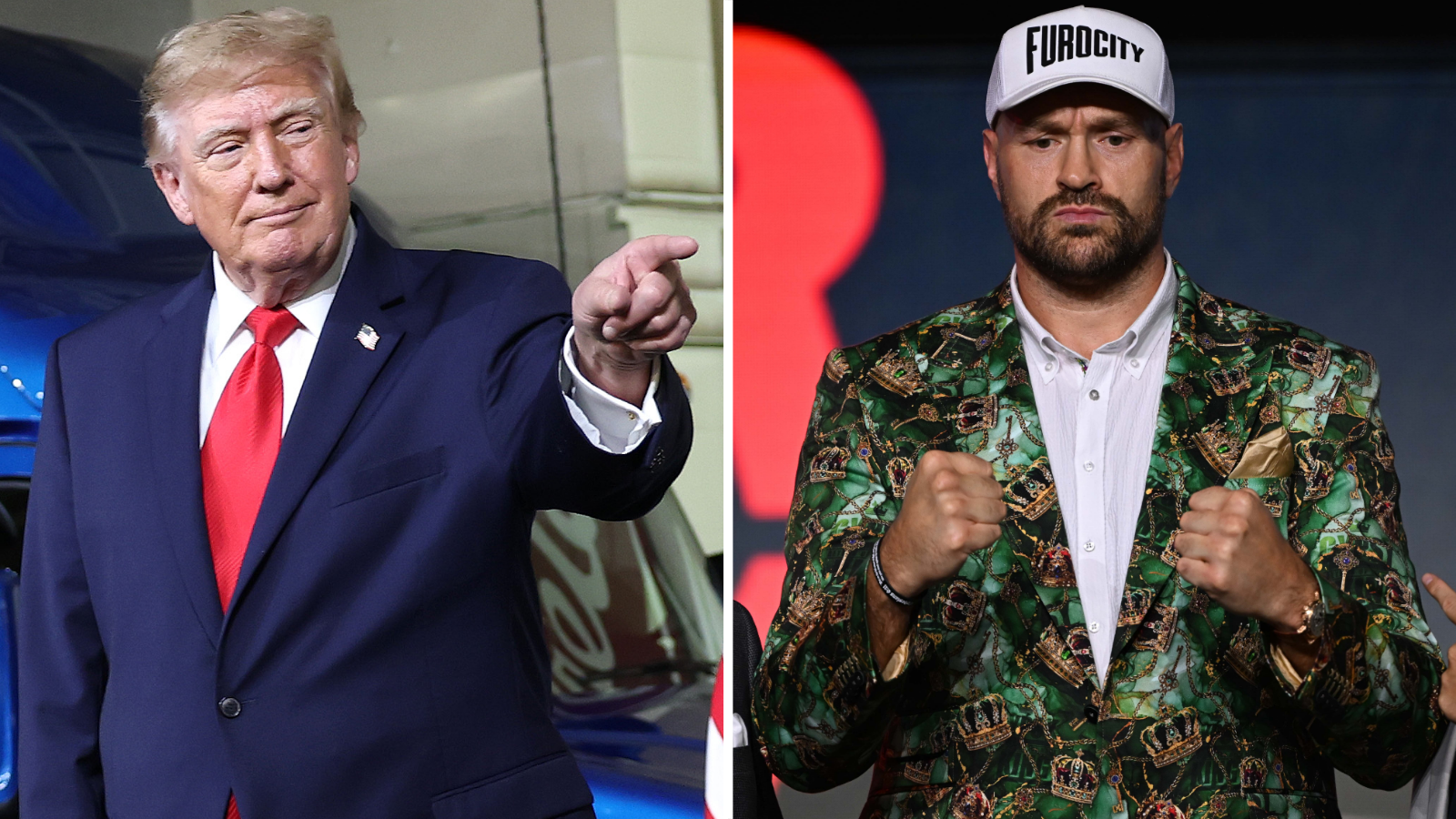 Fury wants 'old pal' Trump for Joshua ring walk 8