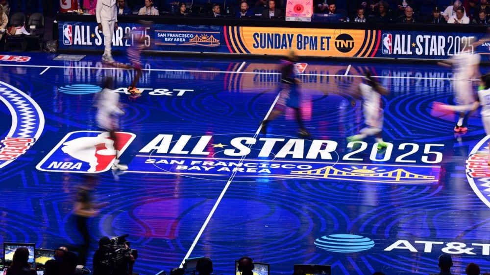 Golden State's colorful court joins other notable NBA All-Star floors 1 | ASL